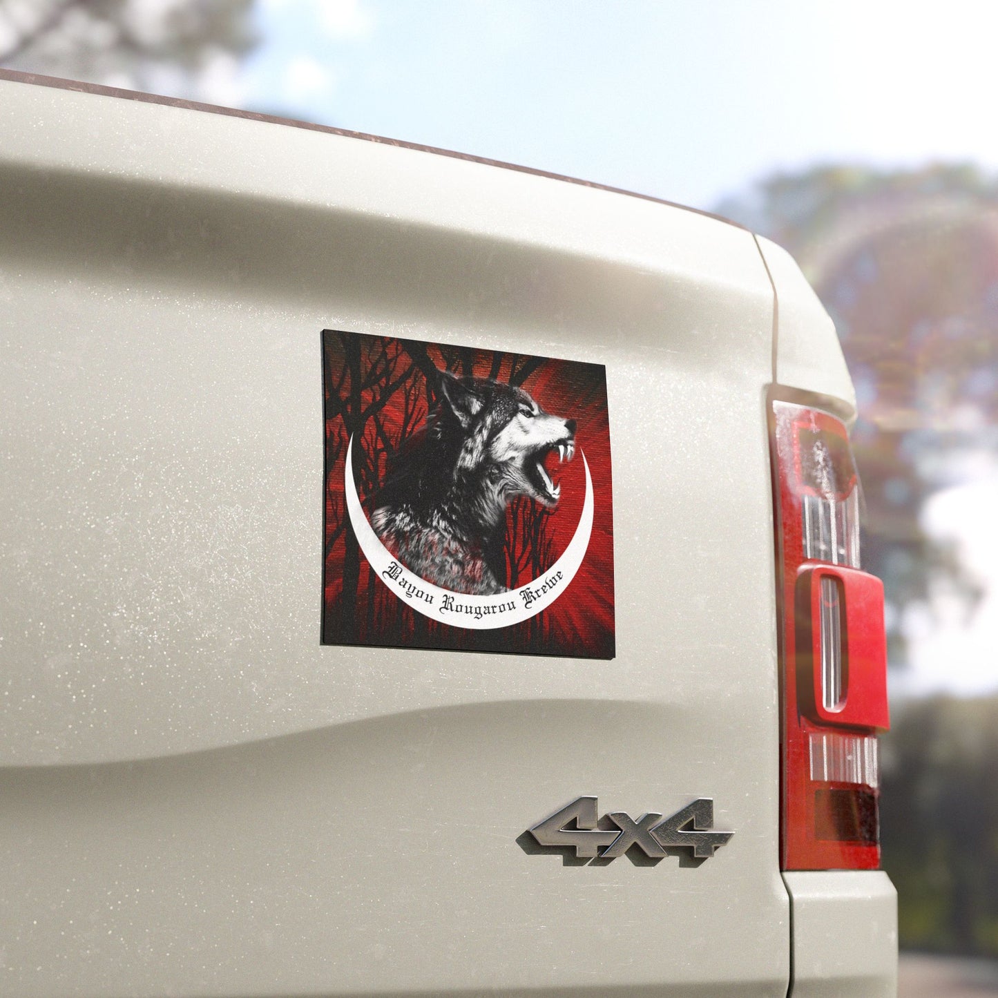 Bayou Rougarou Krewe Car Magnet