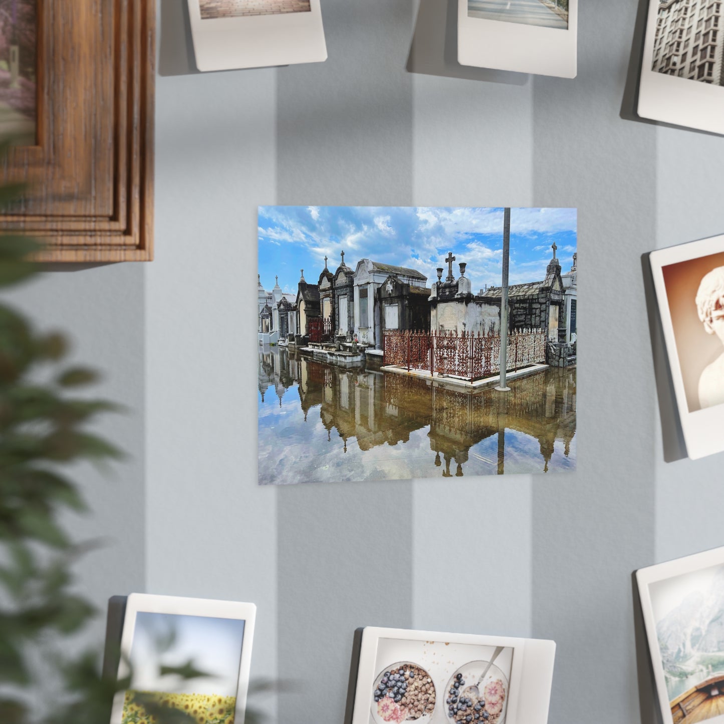 The Day The Sky Fell On Saint Joseph Paper Print