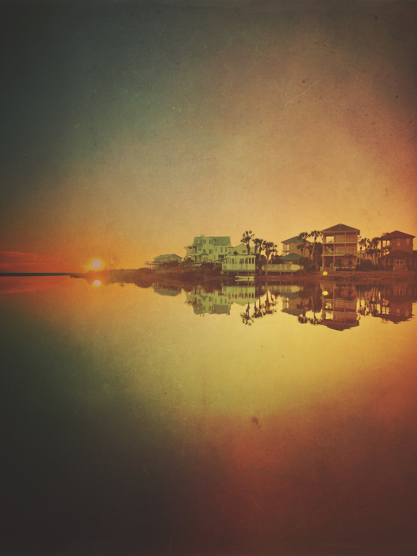 Sunset at the Edge of Perception