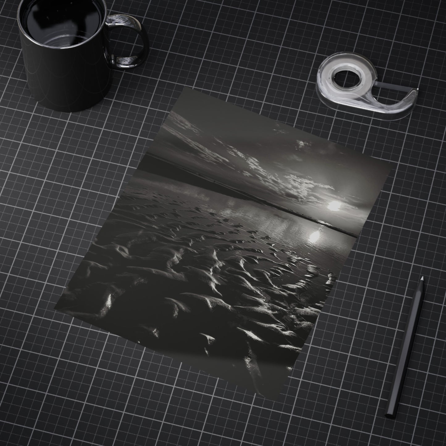 Water to Mars aka Tears of the Goddess Paper Print