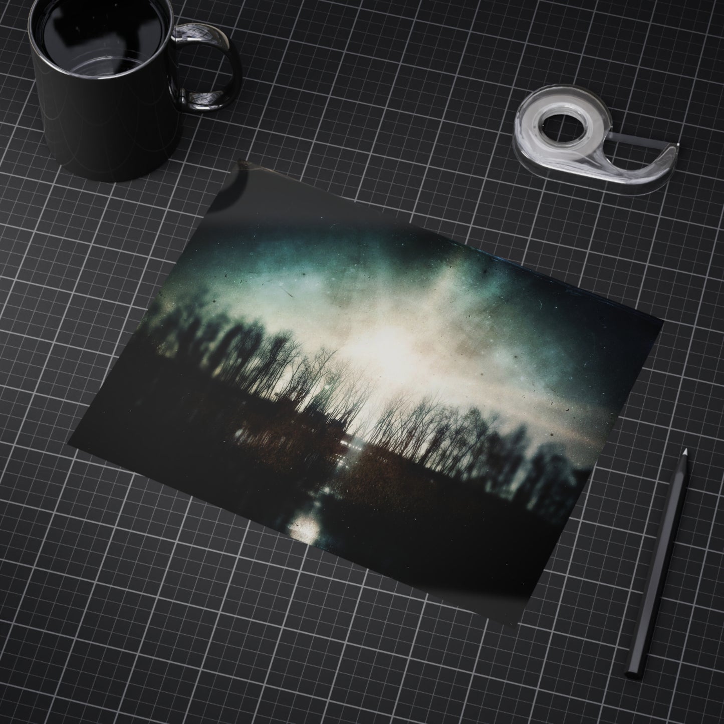 Bayou Dusk Paper Print