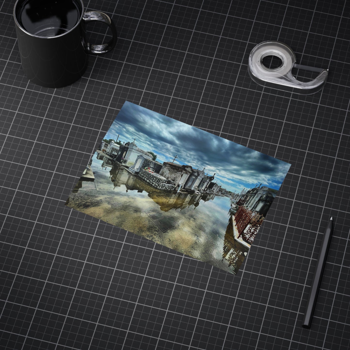 Heaven's Crossroads Paper Print