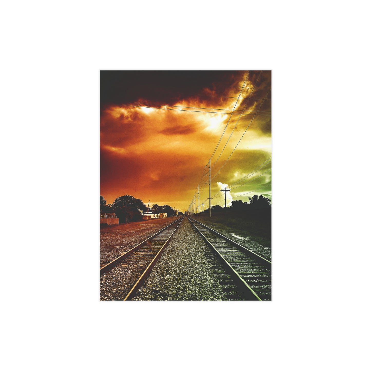 Not Choosing A Lane Paper Print