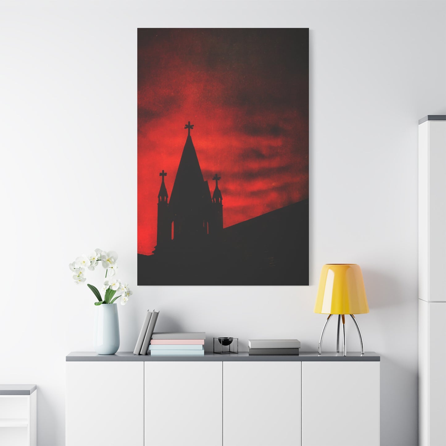 Blood Dusk Matte Canvas, Stretched, 1.25"