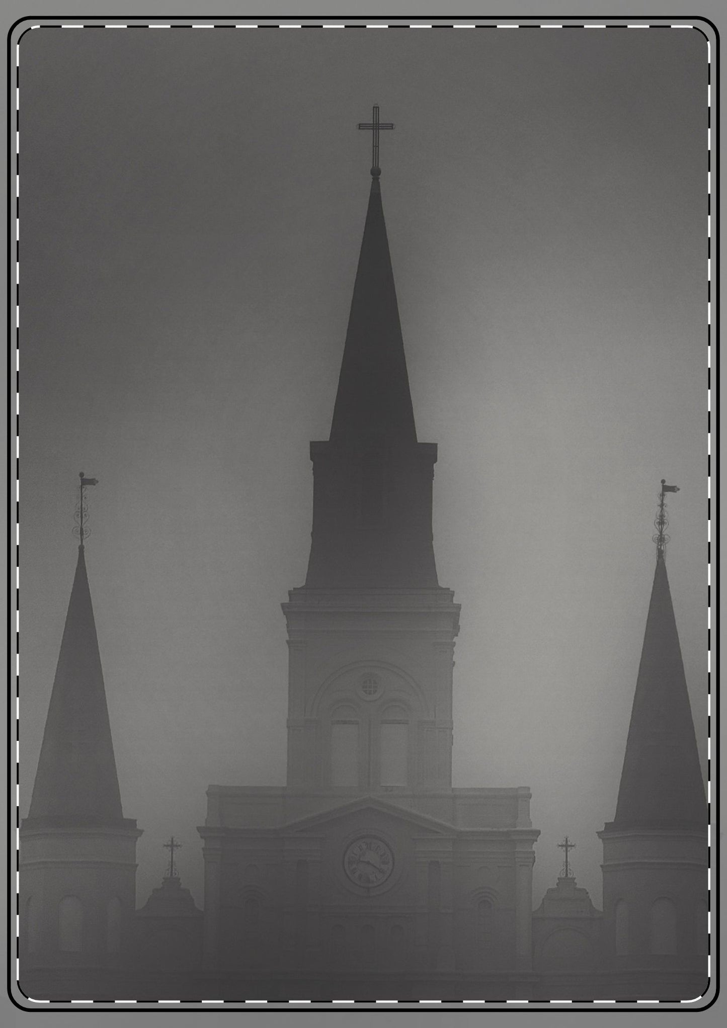 Emerging From The Mist Flat Greeting Cards (envelopes included)
