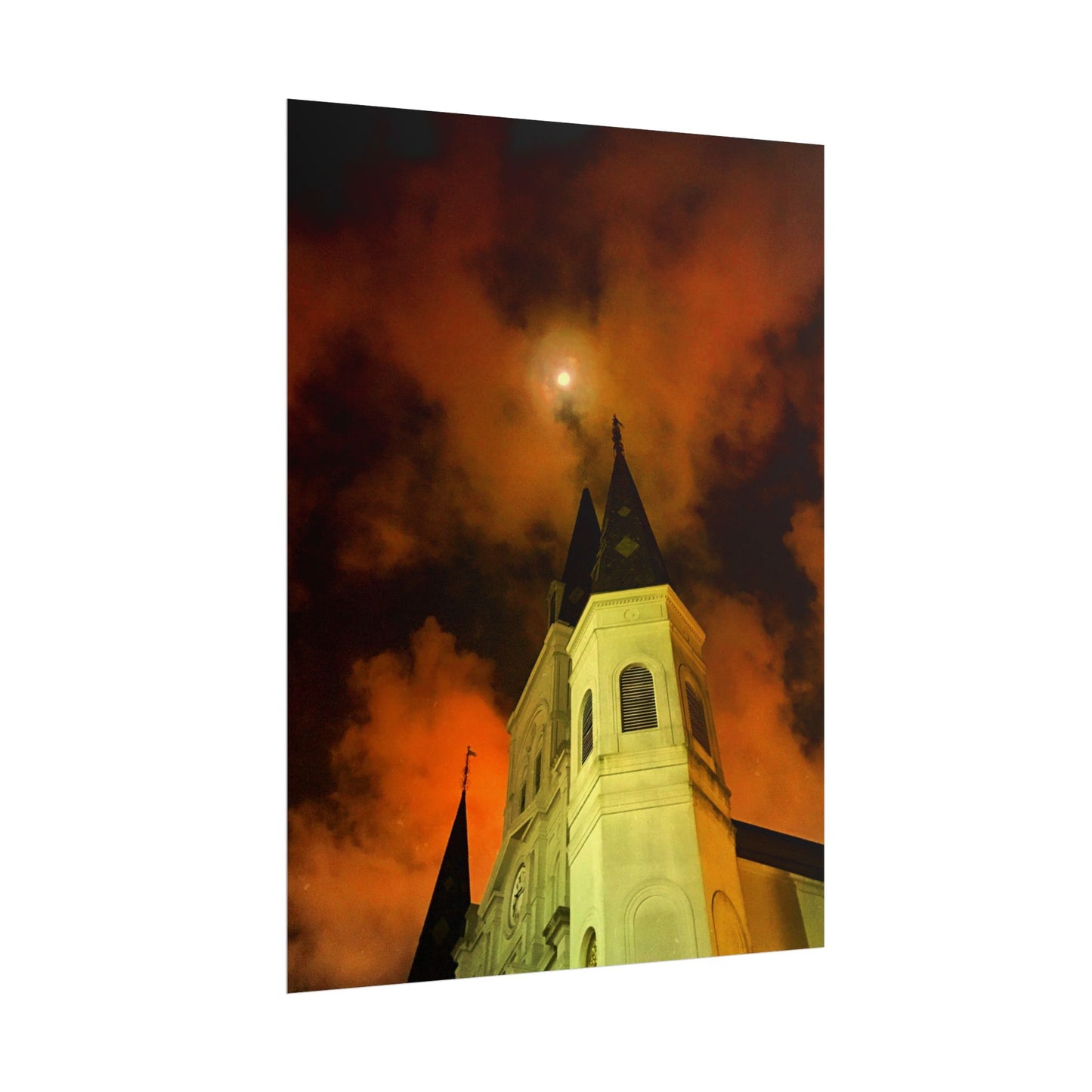 Moonrise Over St. Louis (V.2) Rolled Poster