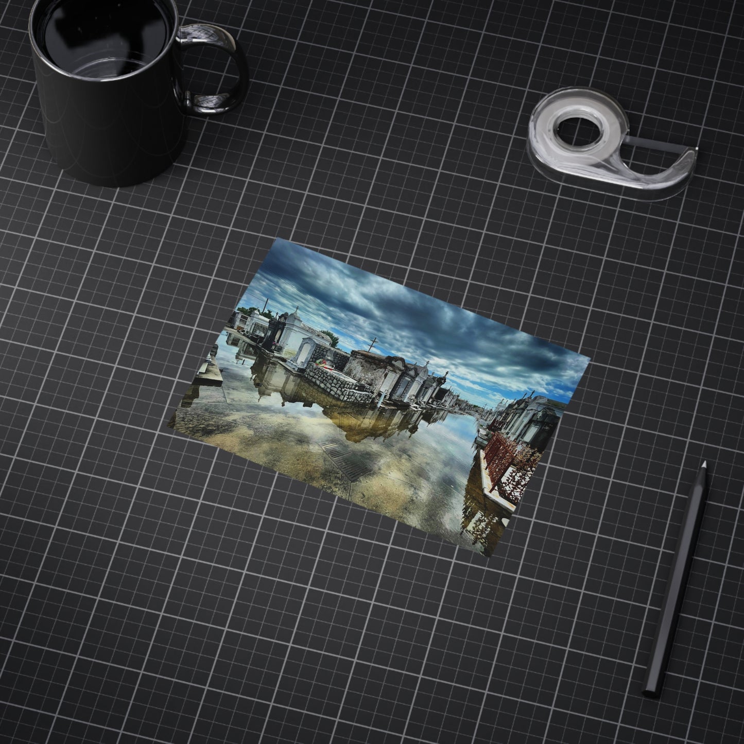Heaven's Crossroads Paper Print
