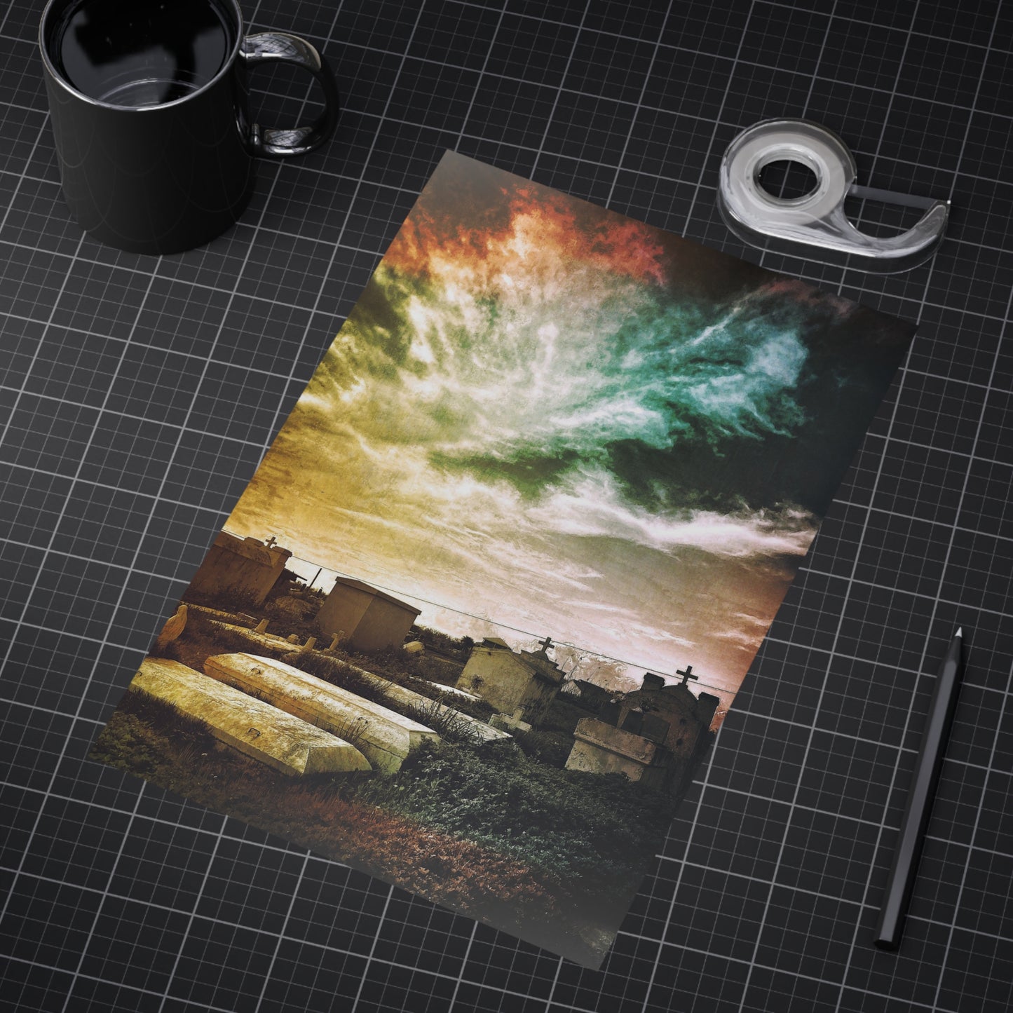 At The River's Edge Paper Print