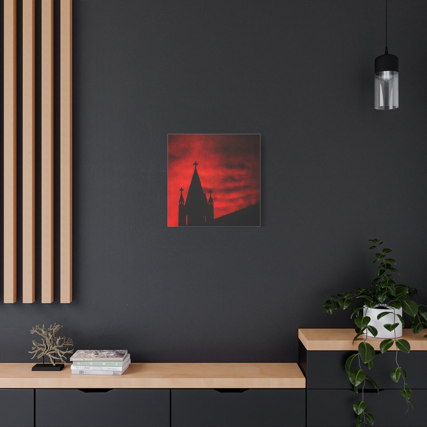 Blood Dusk Matte Canvas, Stretched, 1.25"