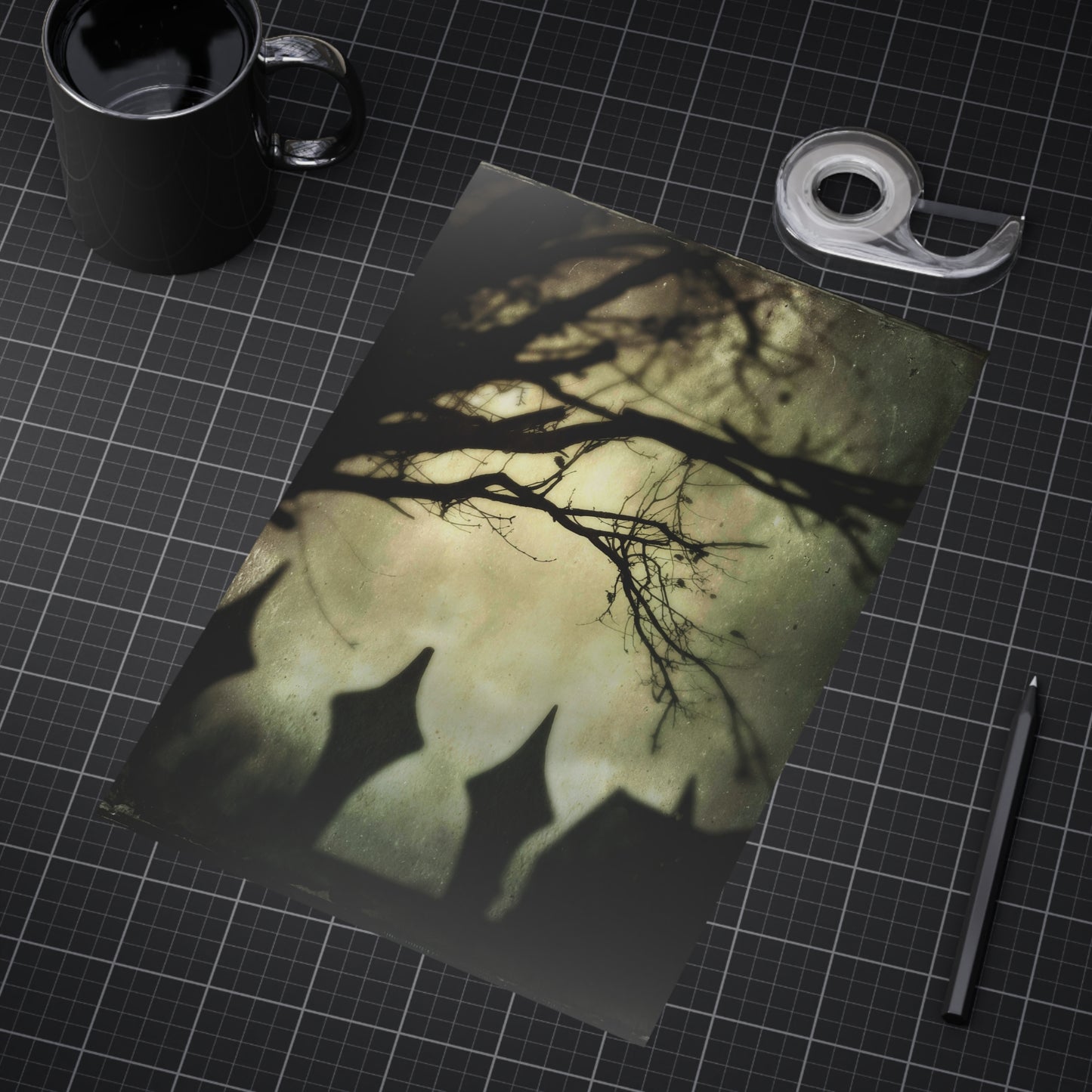 Rainy October Paper Print