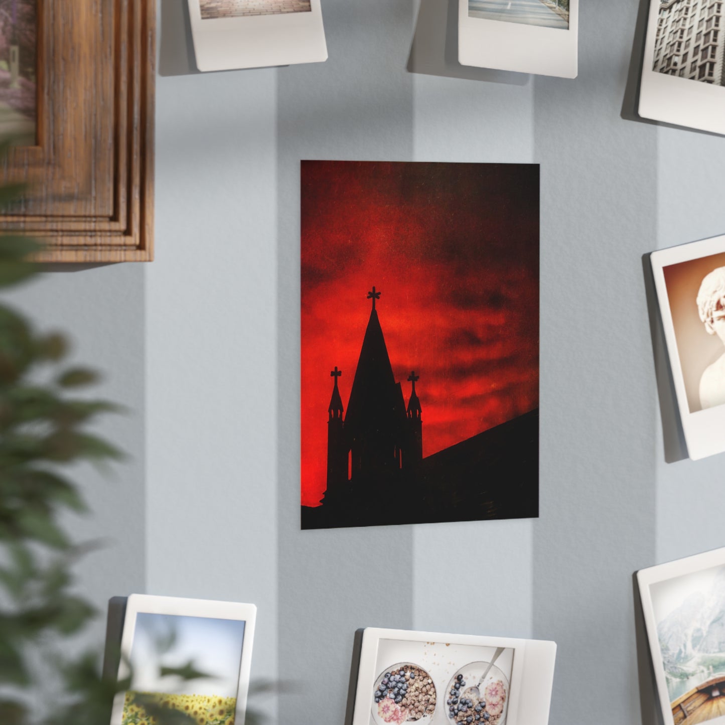 Blood Dusk Paper Print