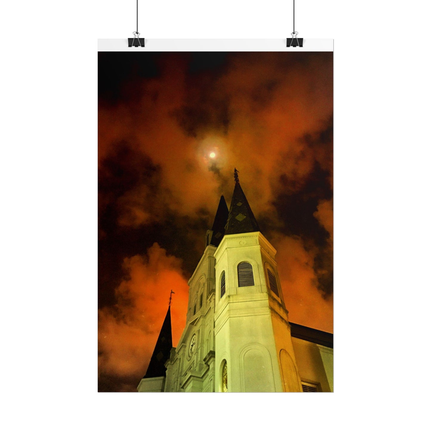Moonrise Over St. Louis (V.2) Rolled Poster
