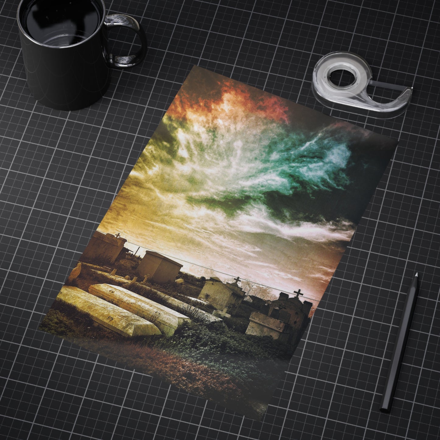 At The River's Edge Paper Print