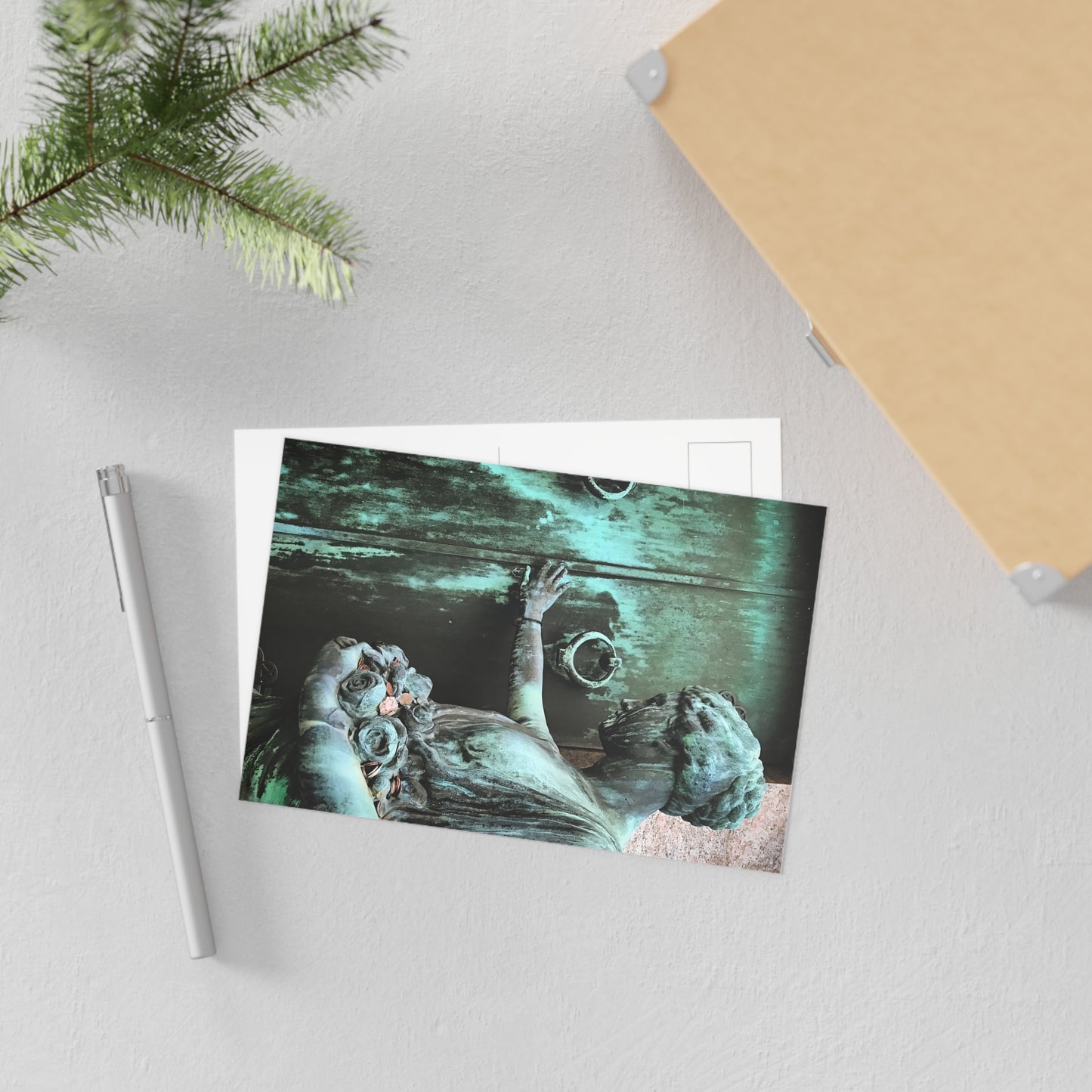Knock Knock Fine Art Postcard