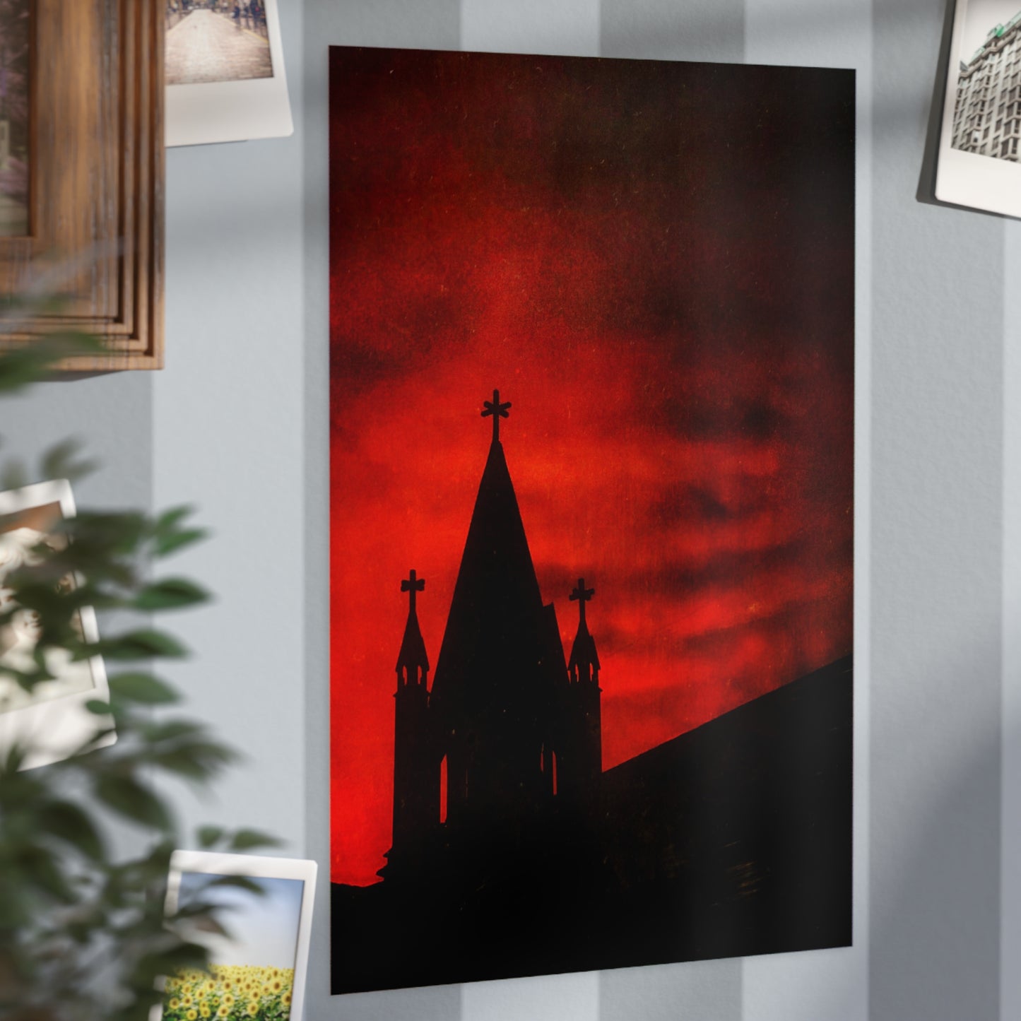 Blood Dusk Paper Print