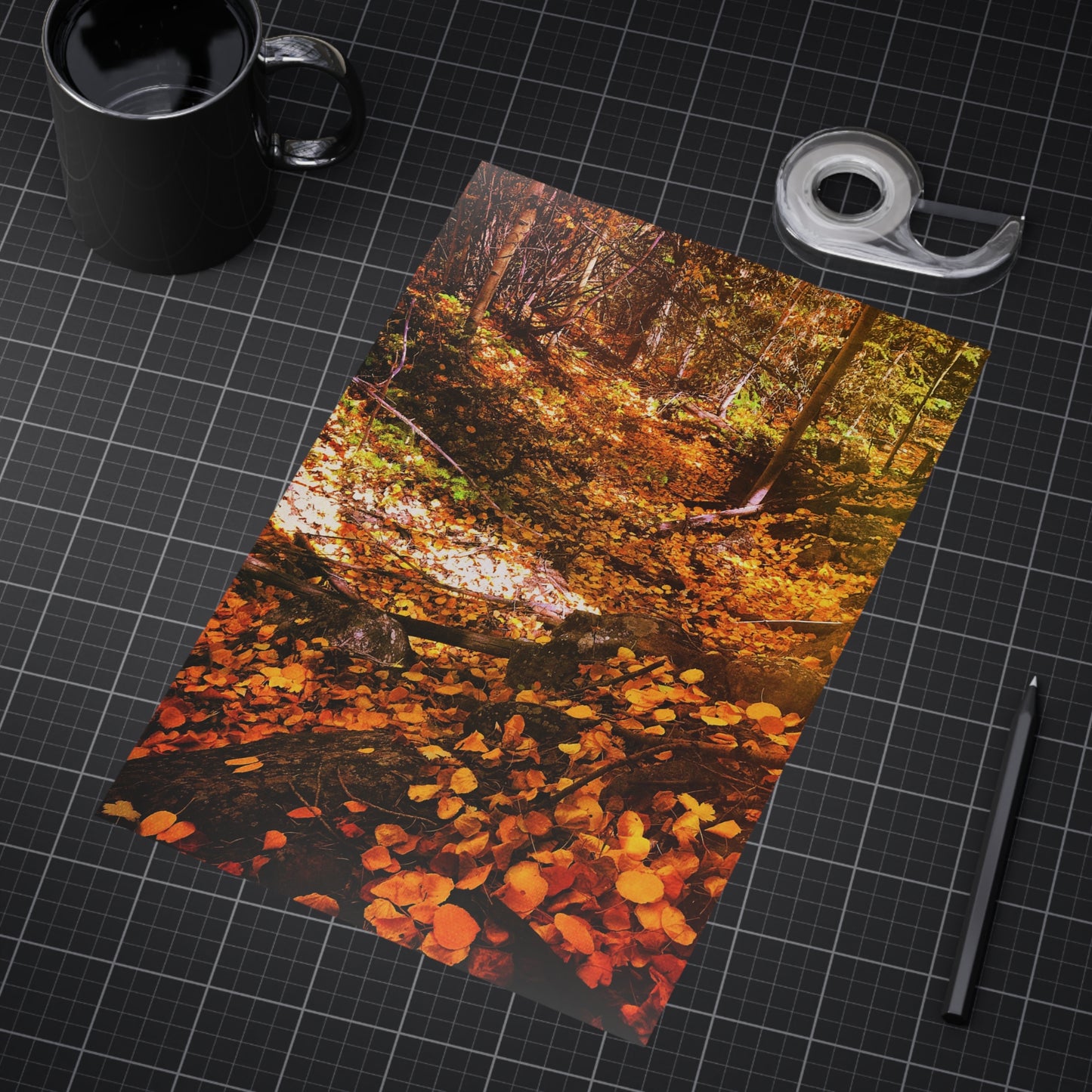 Autumn Gold Paper Print