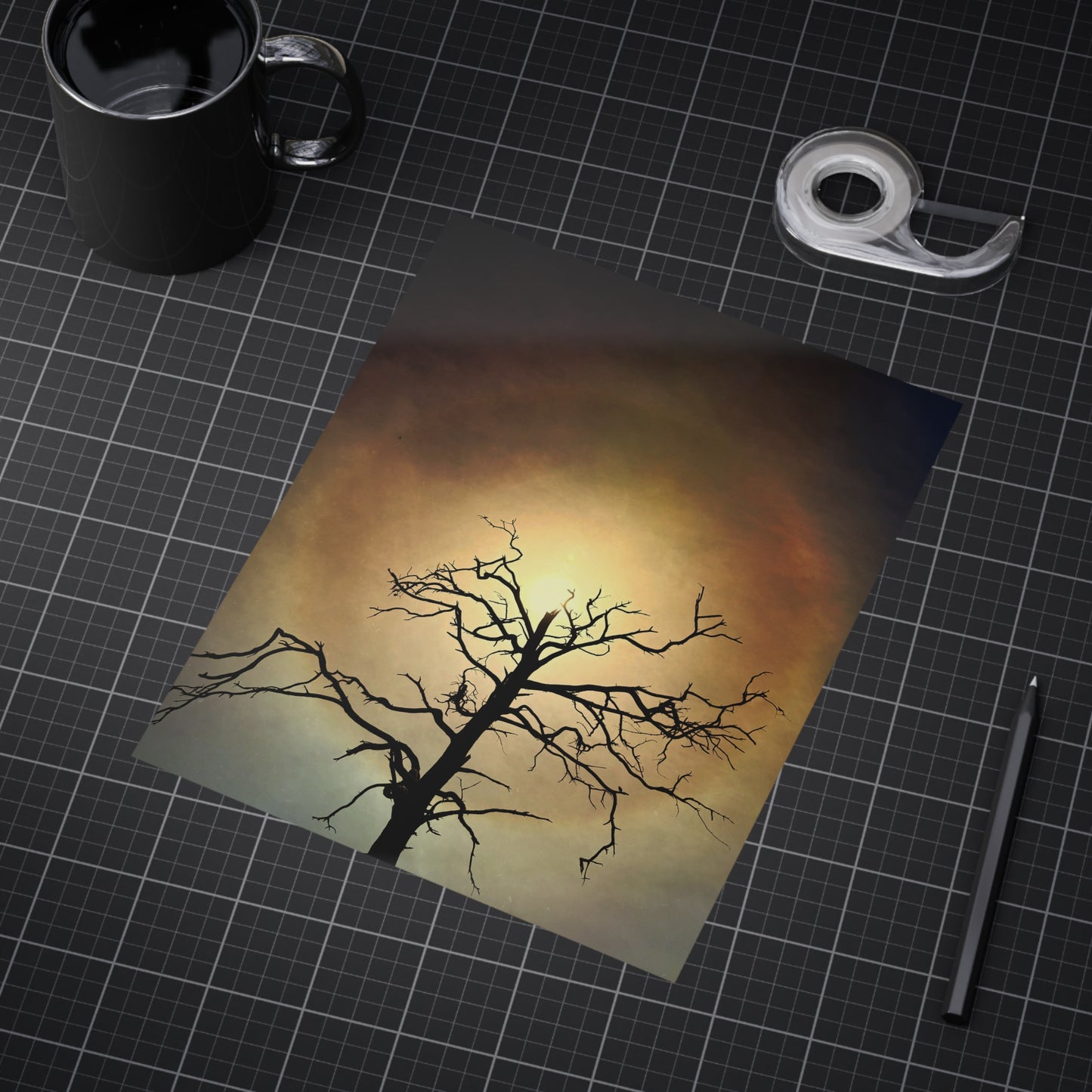 The Eye Opens Paper Print