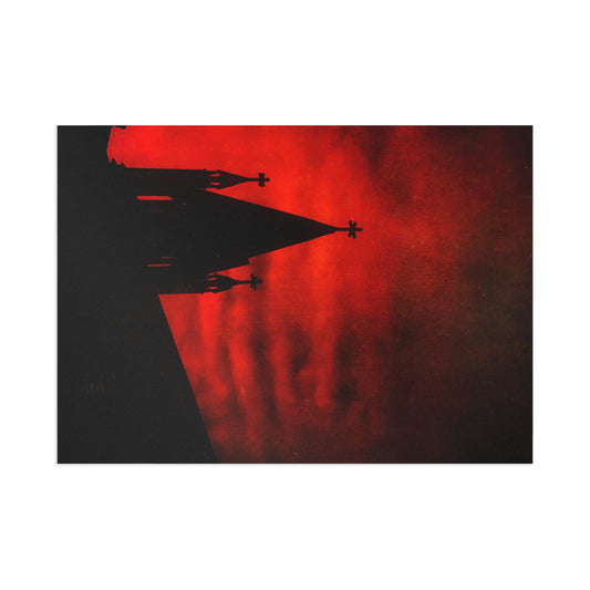 Blood Dusk Fine Art Postcard