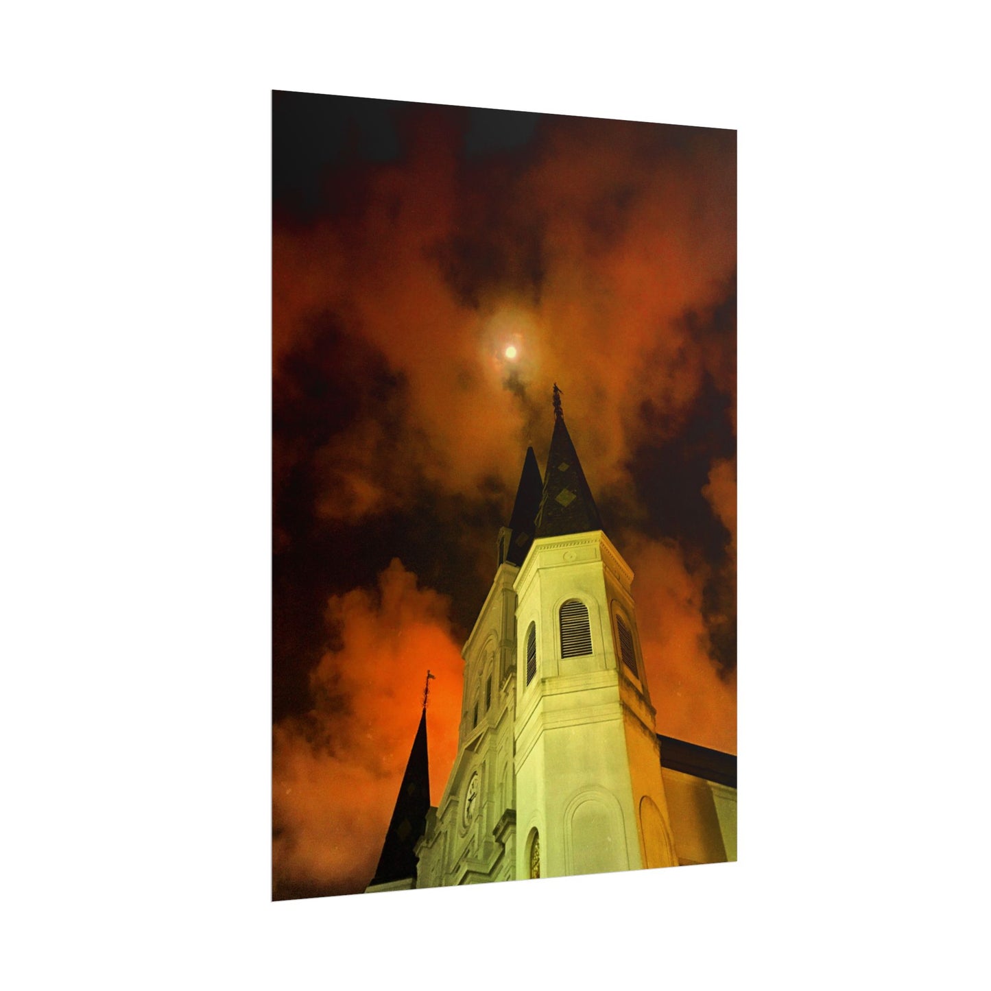 Moonrise Over St. Louis (V.2) Rolled Poster