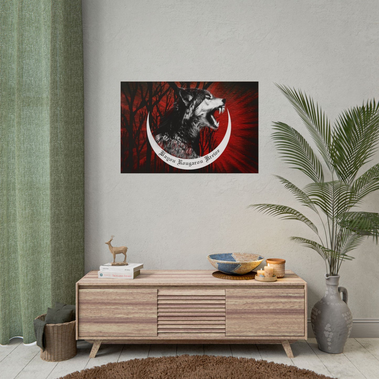 The Bayou Rougarou Krewe Rolled Poster