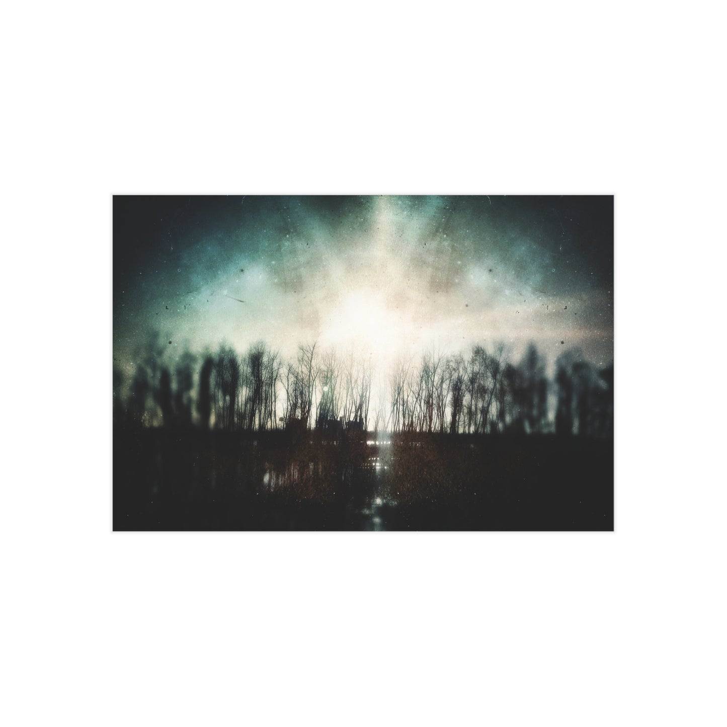 Bayou Dusk Paper Print
