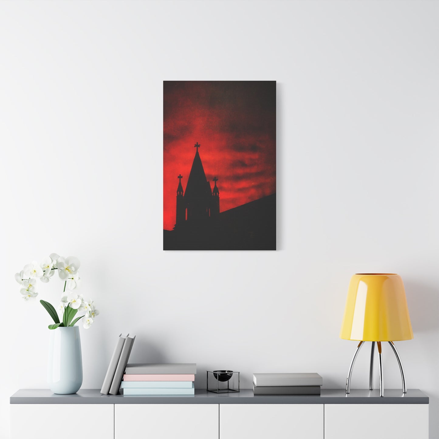 Blood Dusk Matte Canvas, Stretched, 1.25"