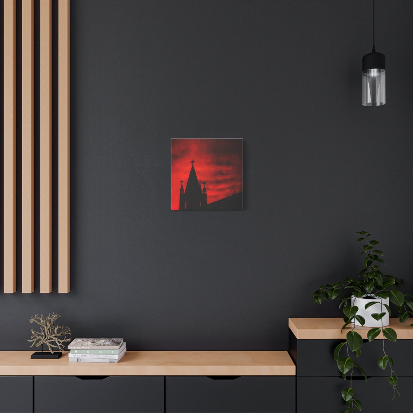 Blood Dusk Matte Canvas, Stretched, 1.25"