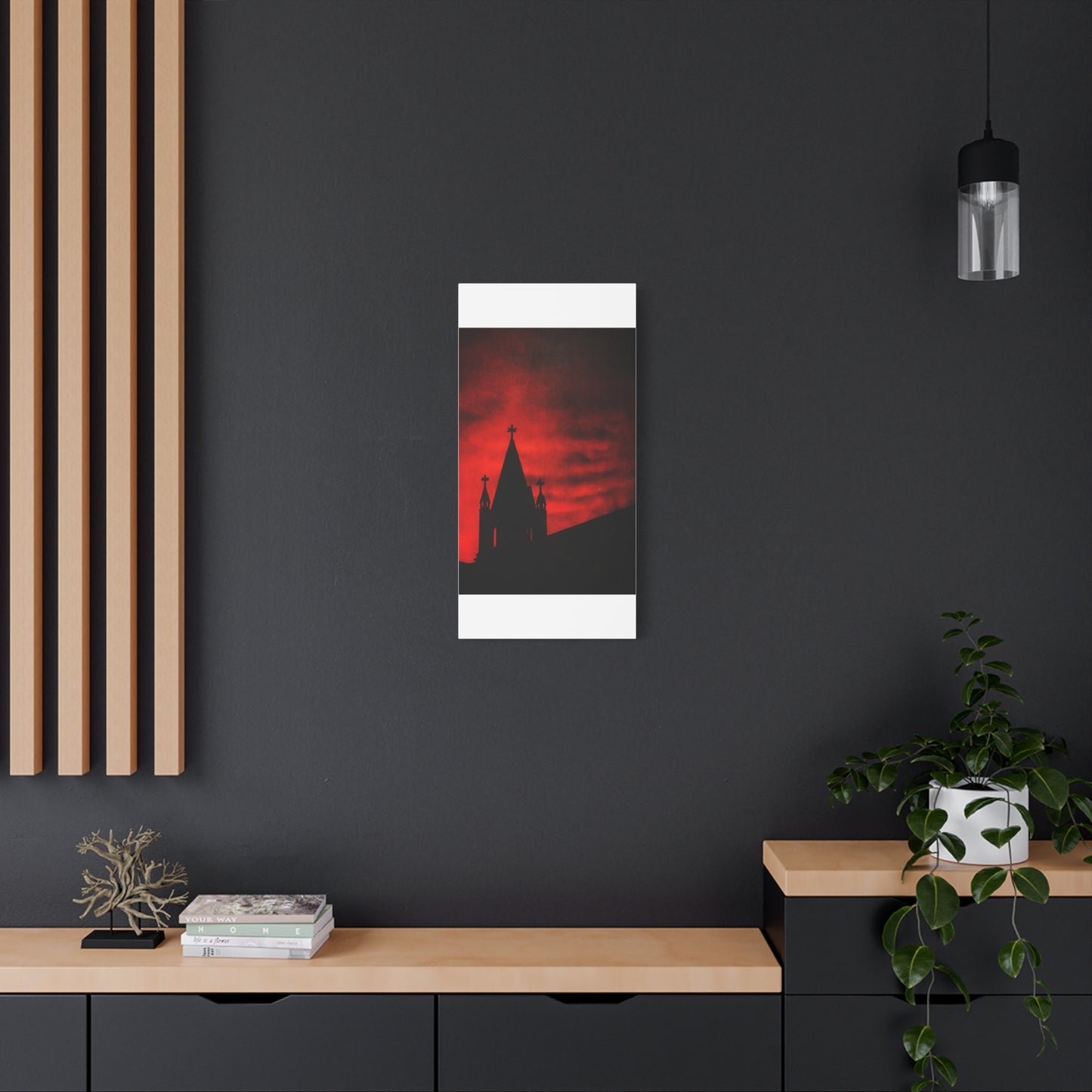 Blood Dusk Matte Canvas, Stretched, 1.25"