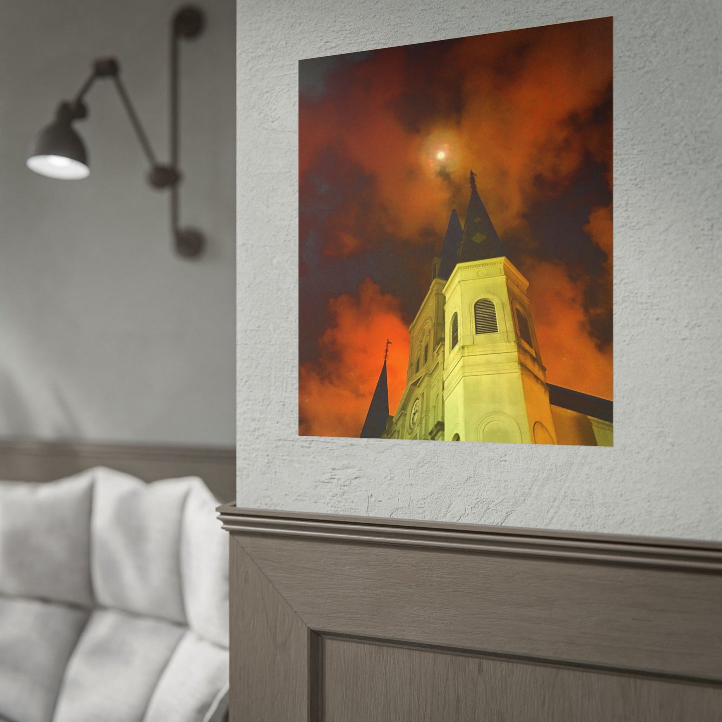 Moonrise Over St. Louis (V.2) Rolled Poster
