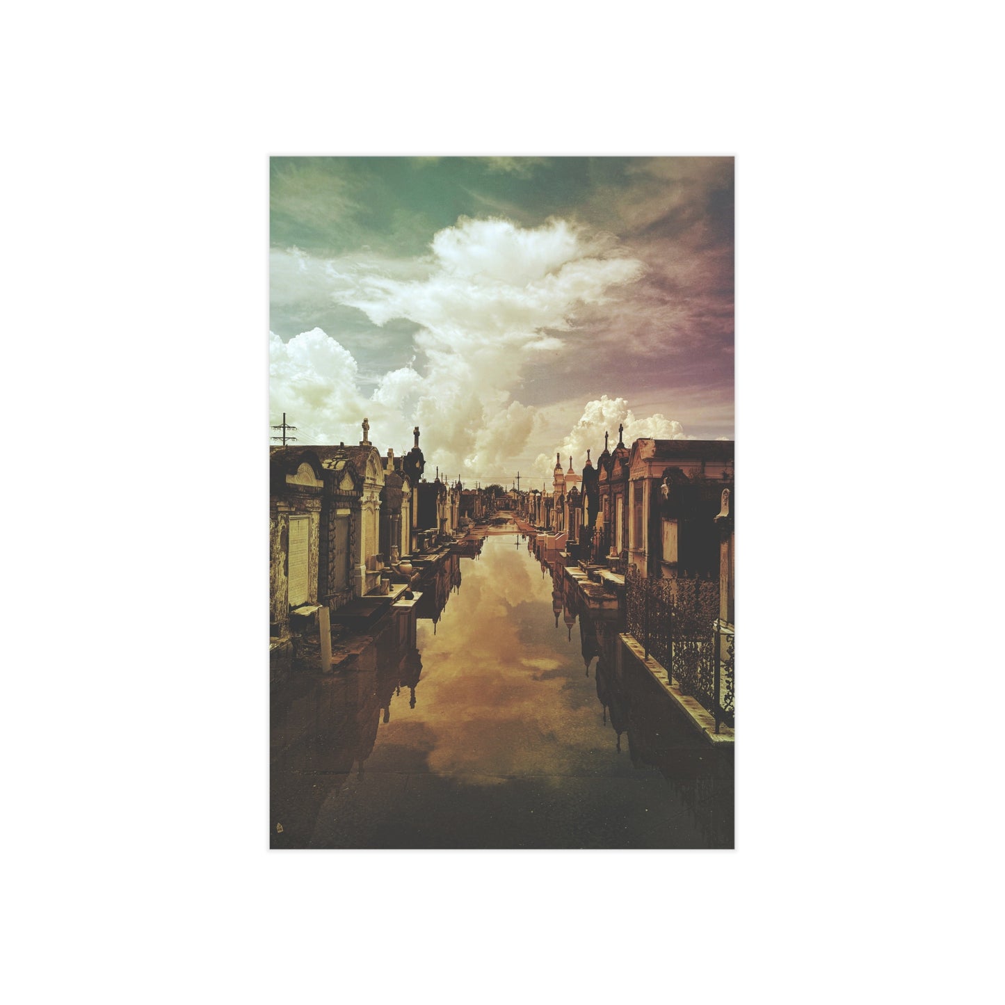 When The Sea Drenched The Heavens Paper Print