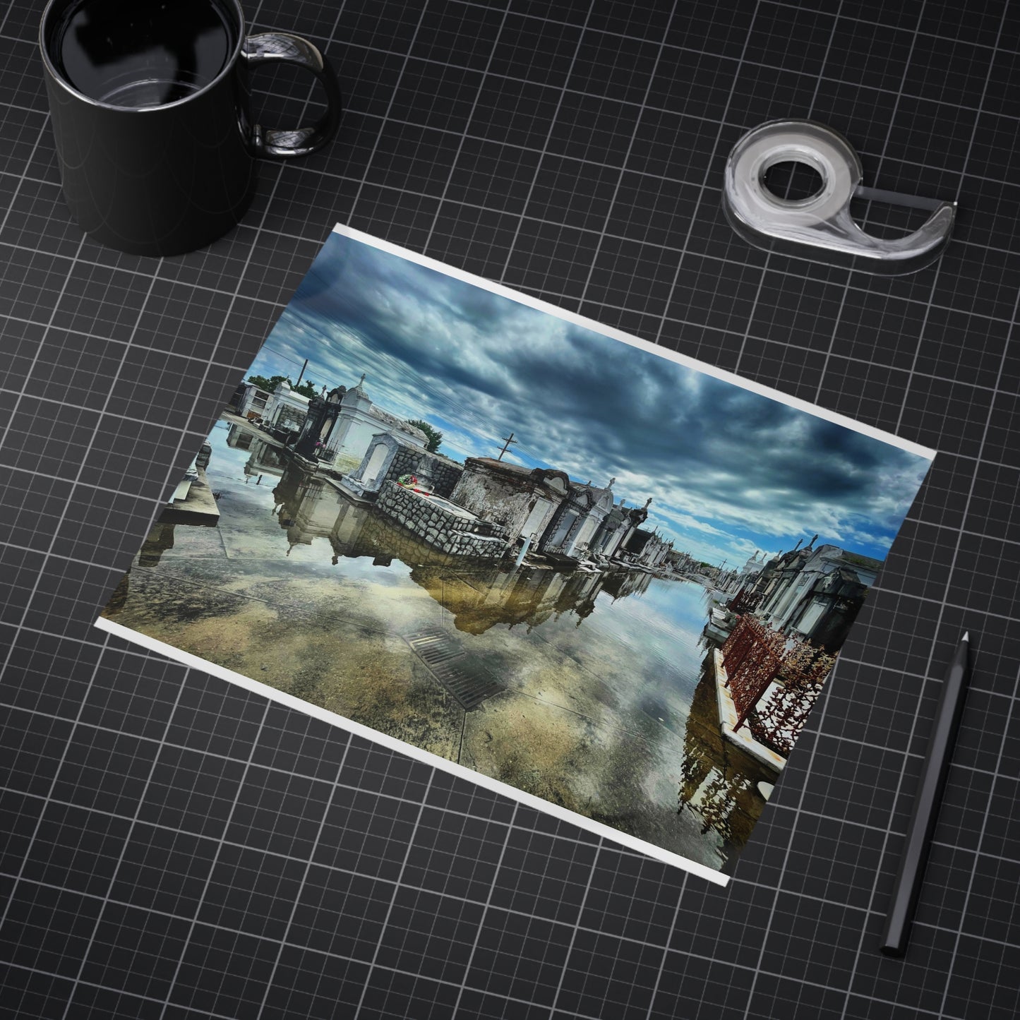 Heaven's Crossroads Paper Print
