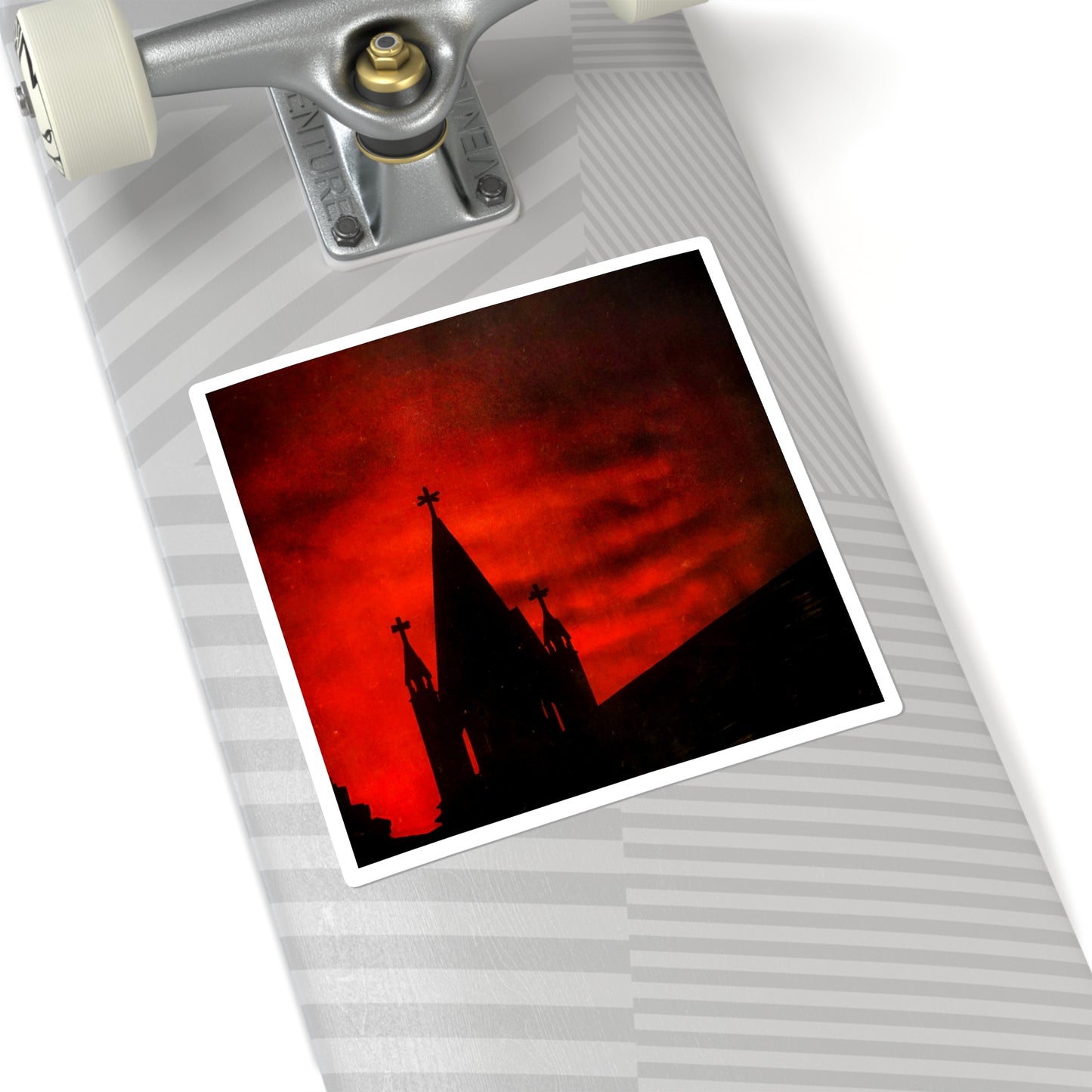 Blood Dusk Square Stickers