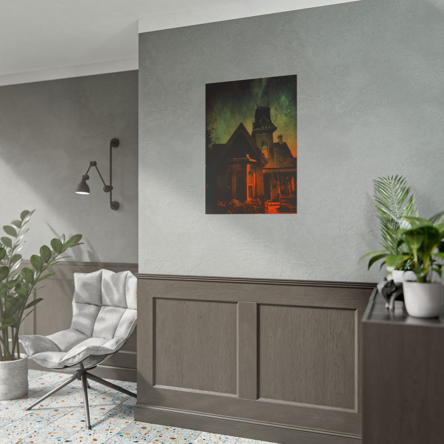 The Old House on the Left Rolled Poster