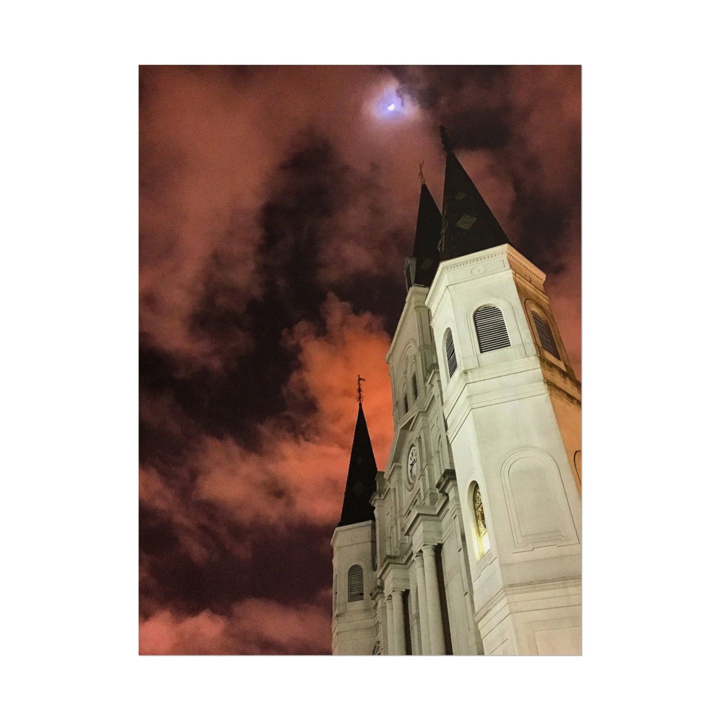 Moonrise Over St. Louis (V.1) Rolled Poster