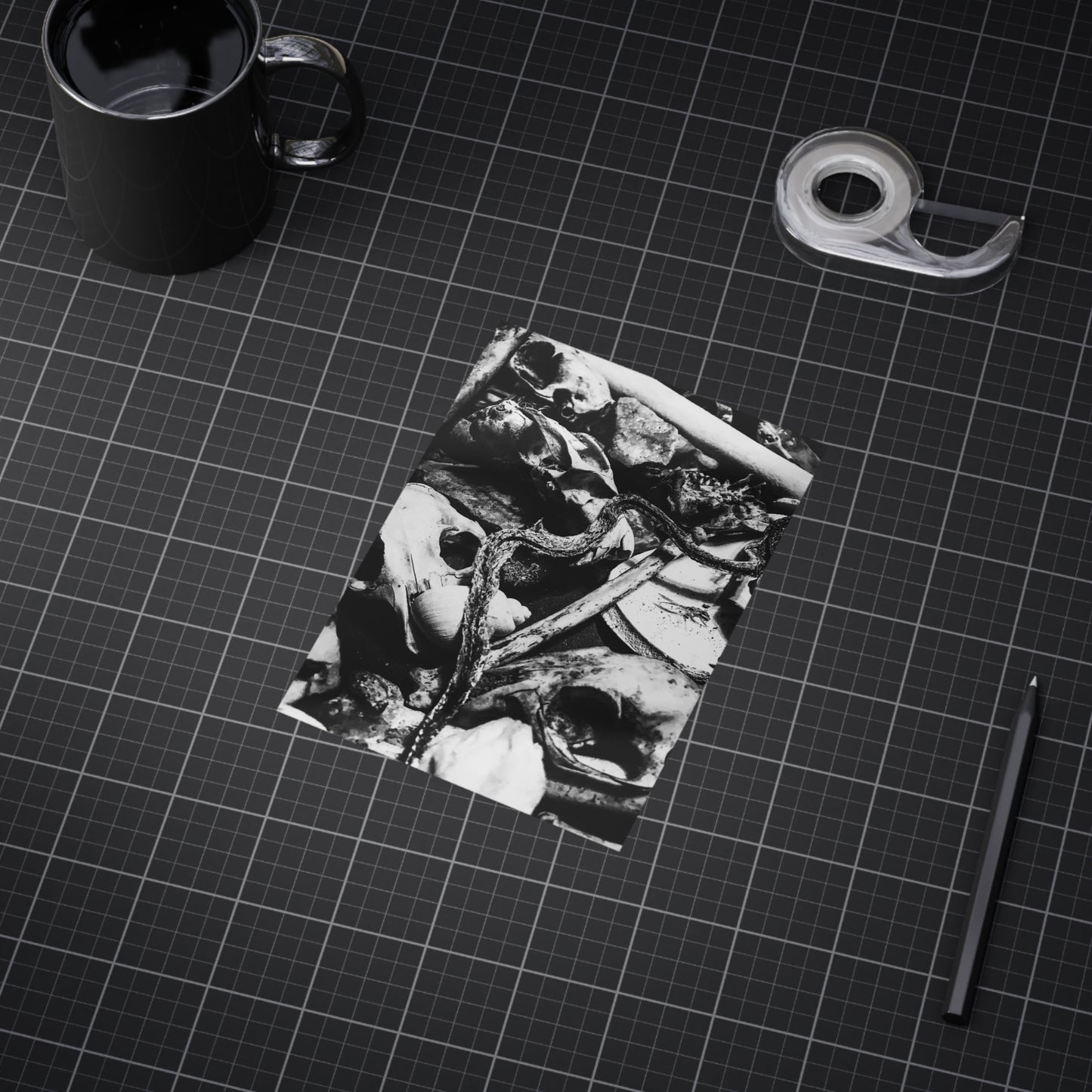 Them Bones Paper Print
