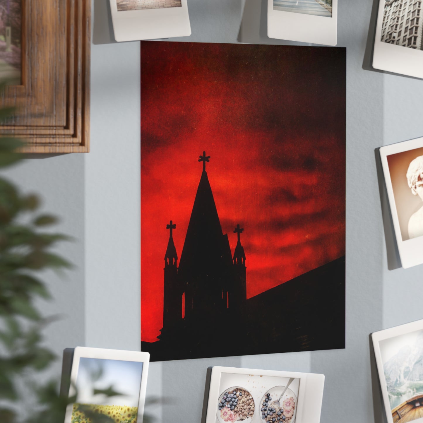 Blood Dusk Paper Print