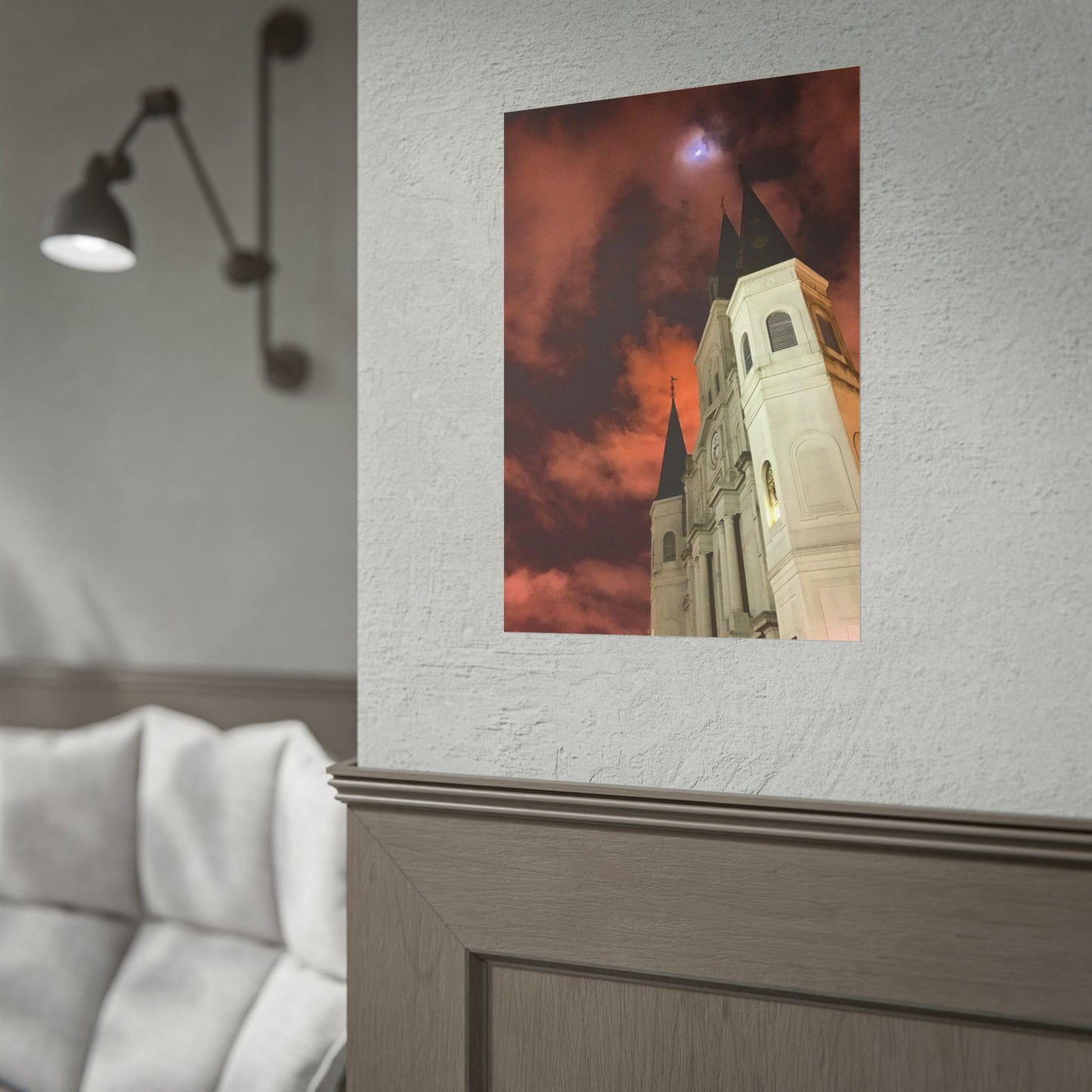 Moonrise Over St. Louis (V.1) Rolled Poster