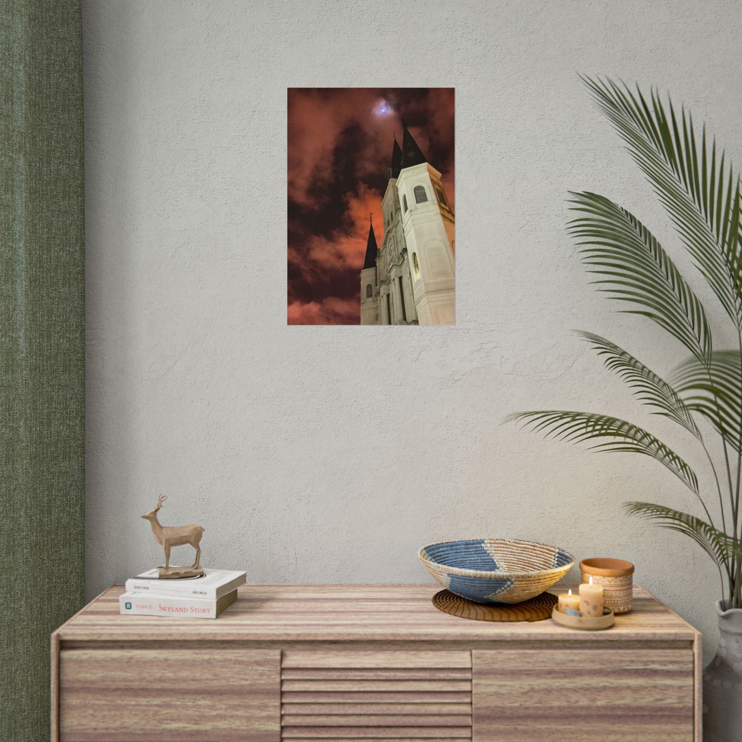 Moonrise Over St. Louis (V.1) Rolled Poster