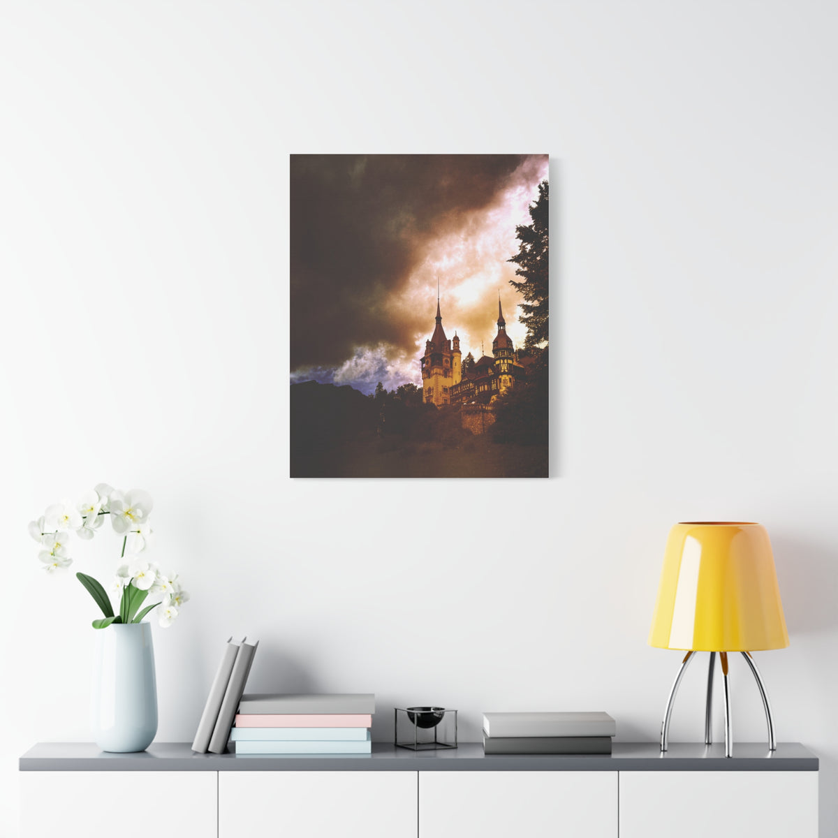 Peles Castle Matte Canvas, Stretched, 1.25"