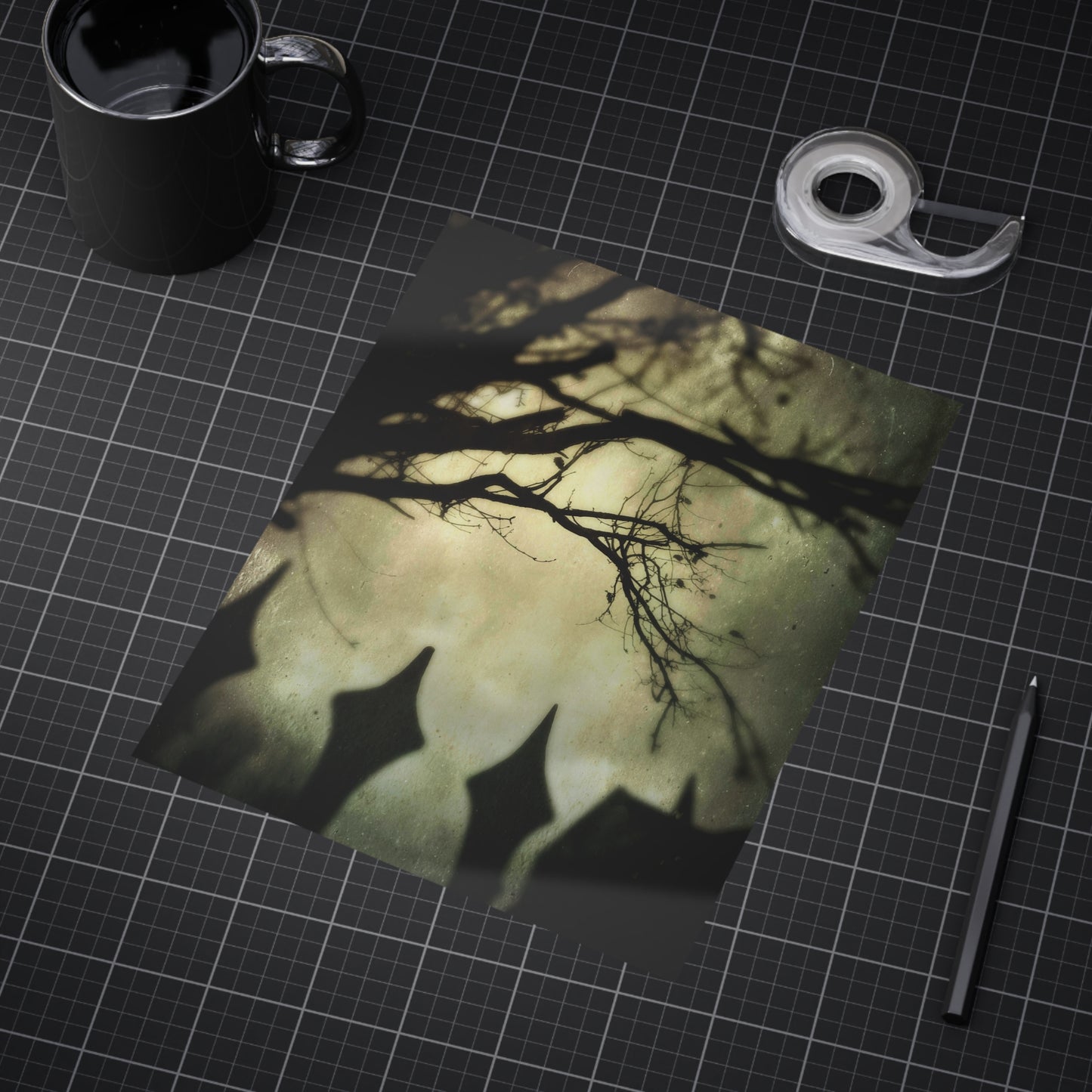 Rainy October Paper Print