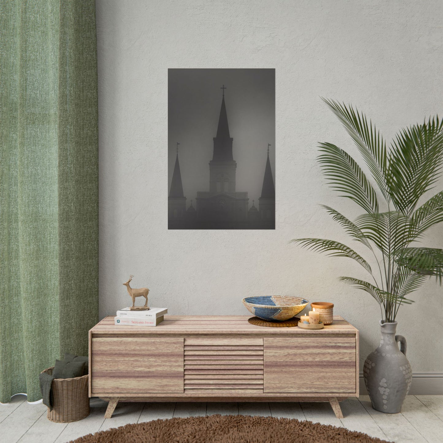 Emerging From The Mist Rolled Poster