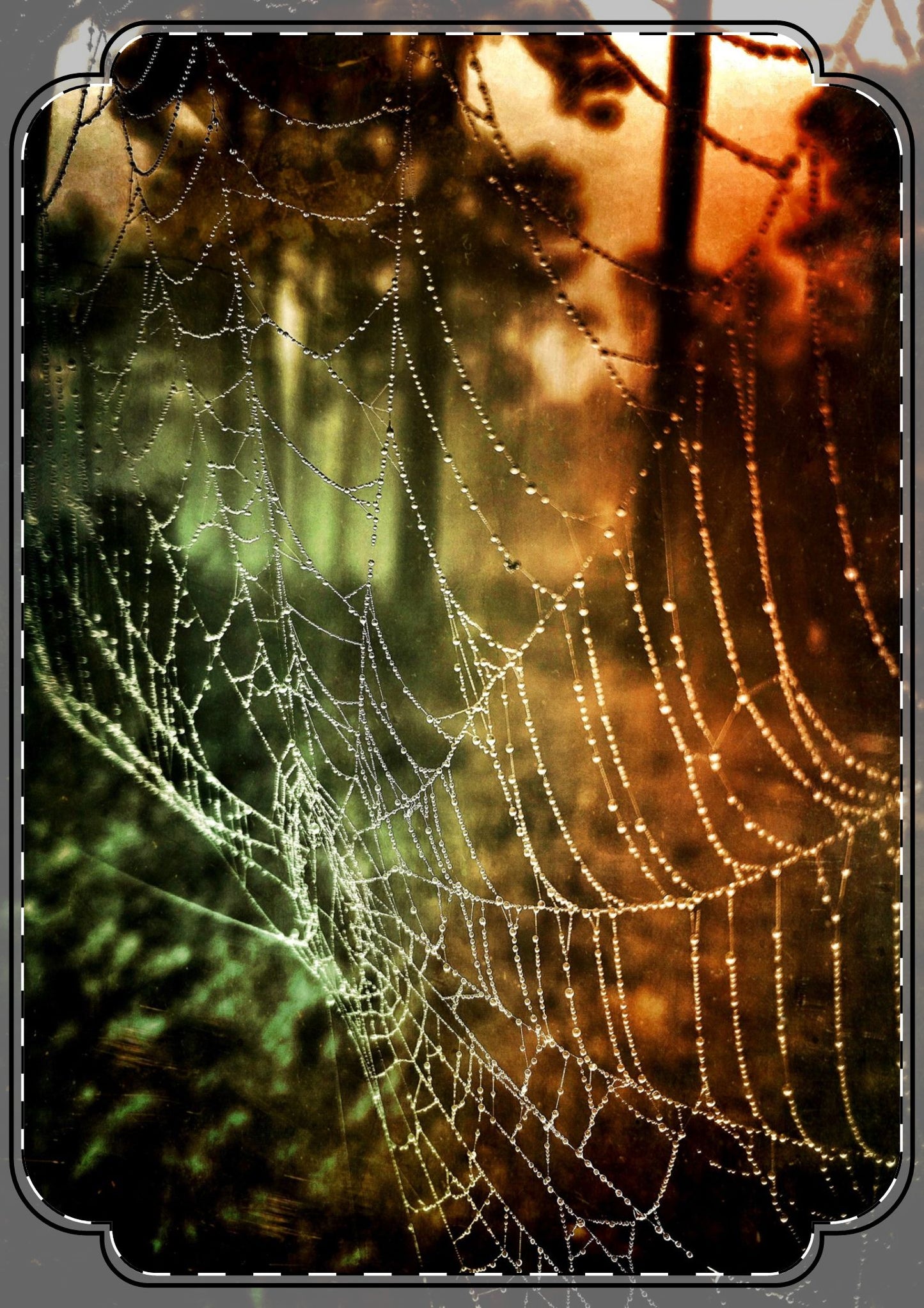 Tears of Dawn (V.2) Flat Greeting Cards (envelopes included)