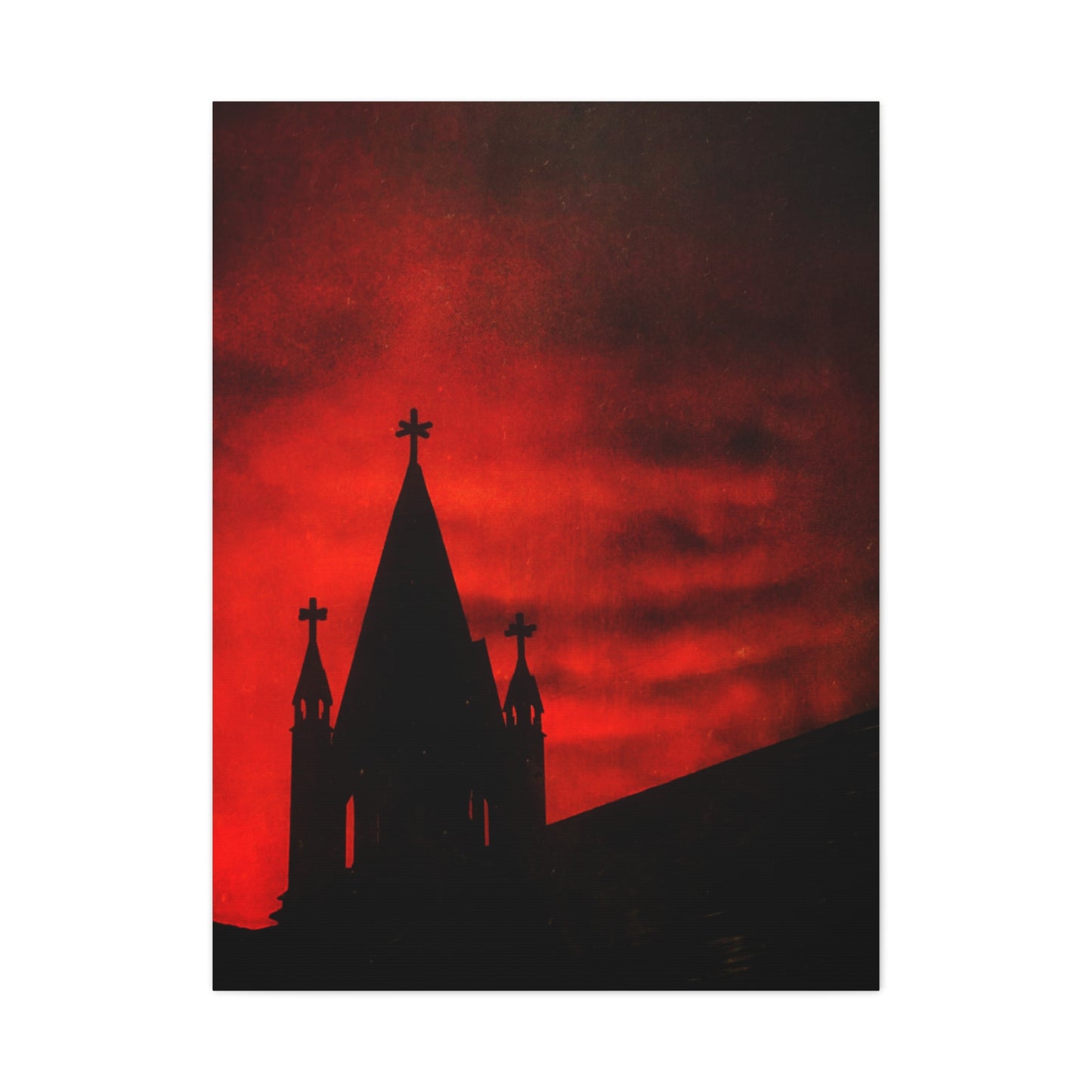 Blood Dusk Matte Canvas, Stretched, 1.25"