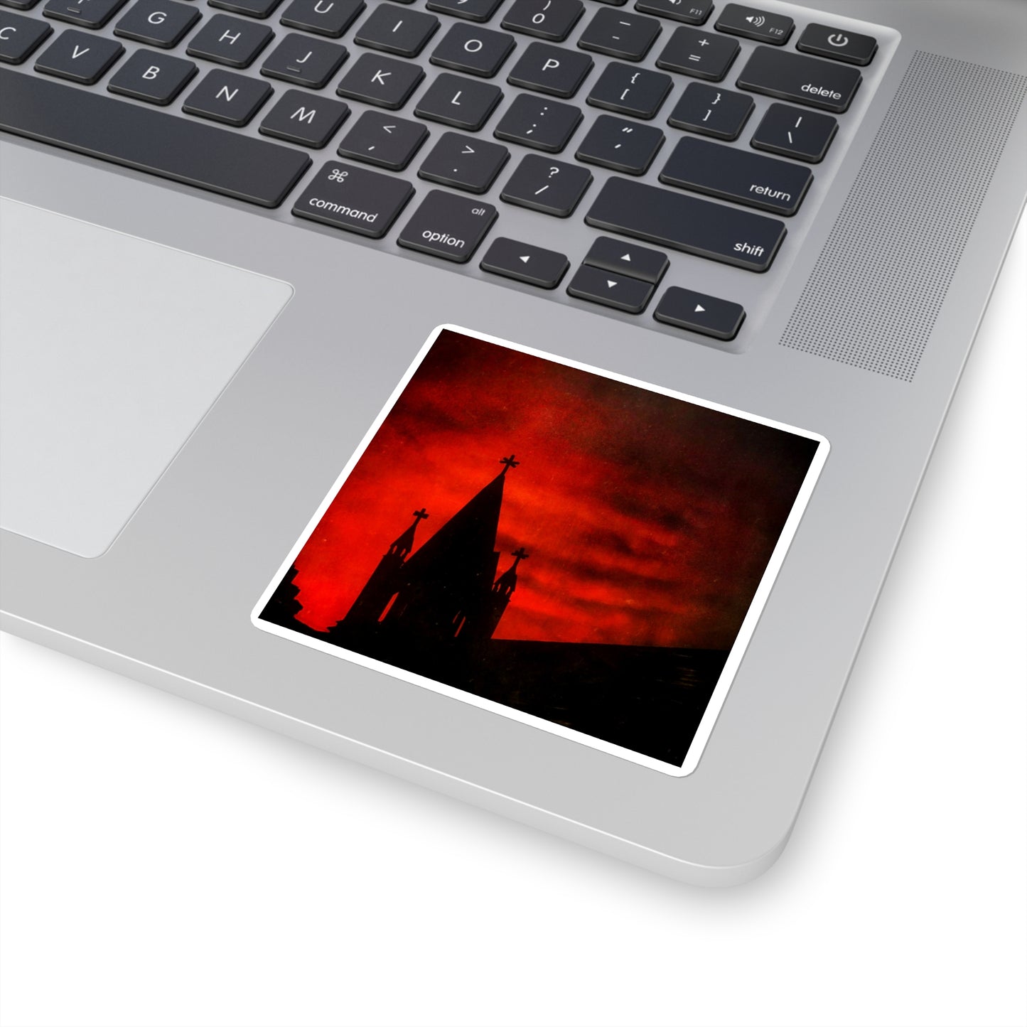 Blood Dusk Square Stickers