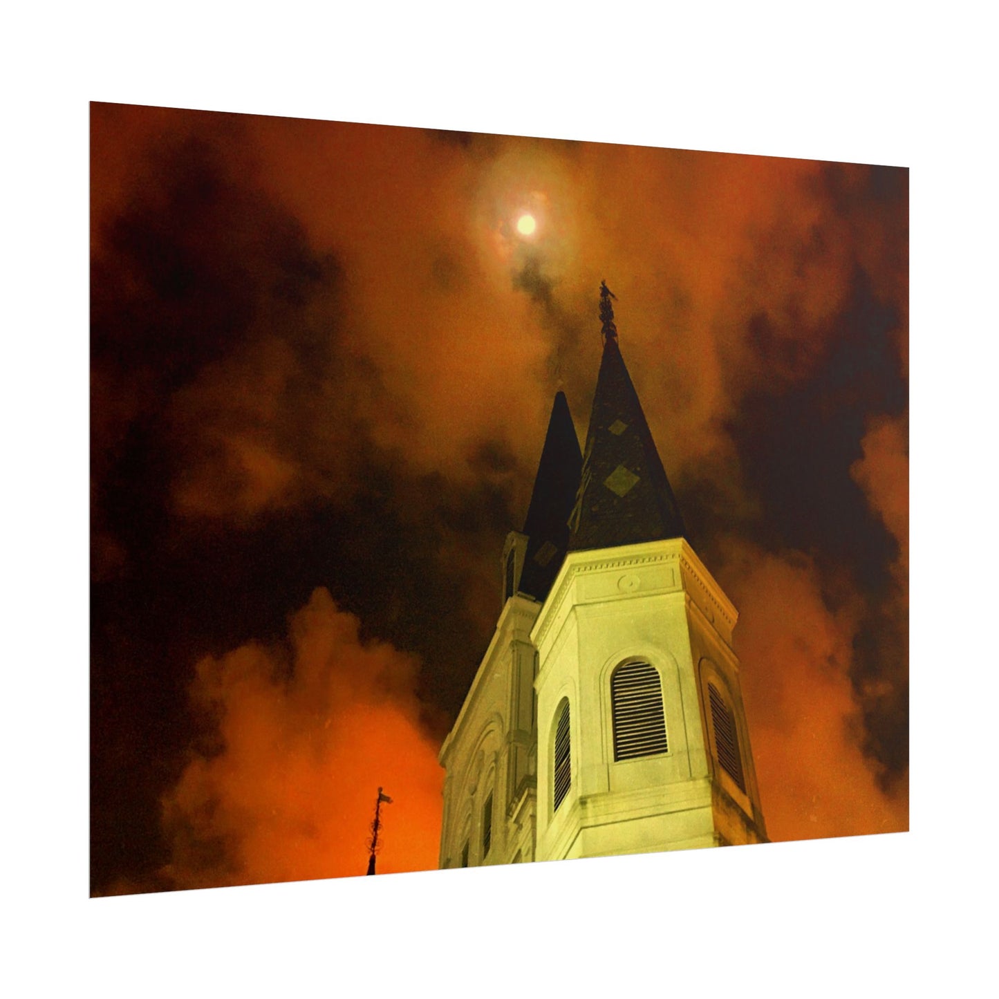 Moonrise Over St. Louis (V.2) Rolled Poster