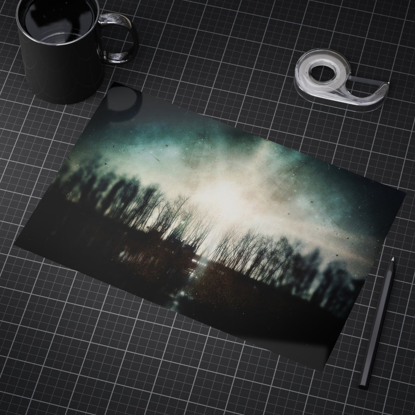 Bayou Dusk Paper Print