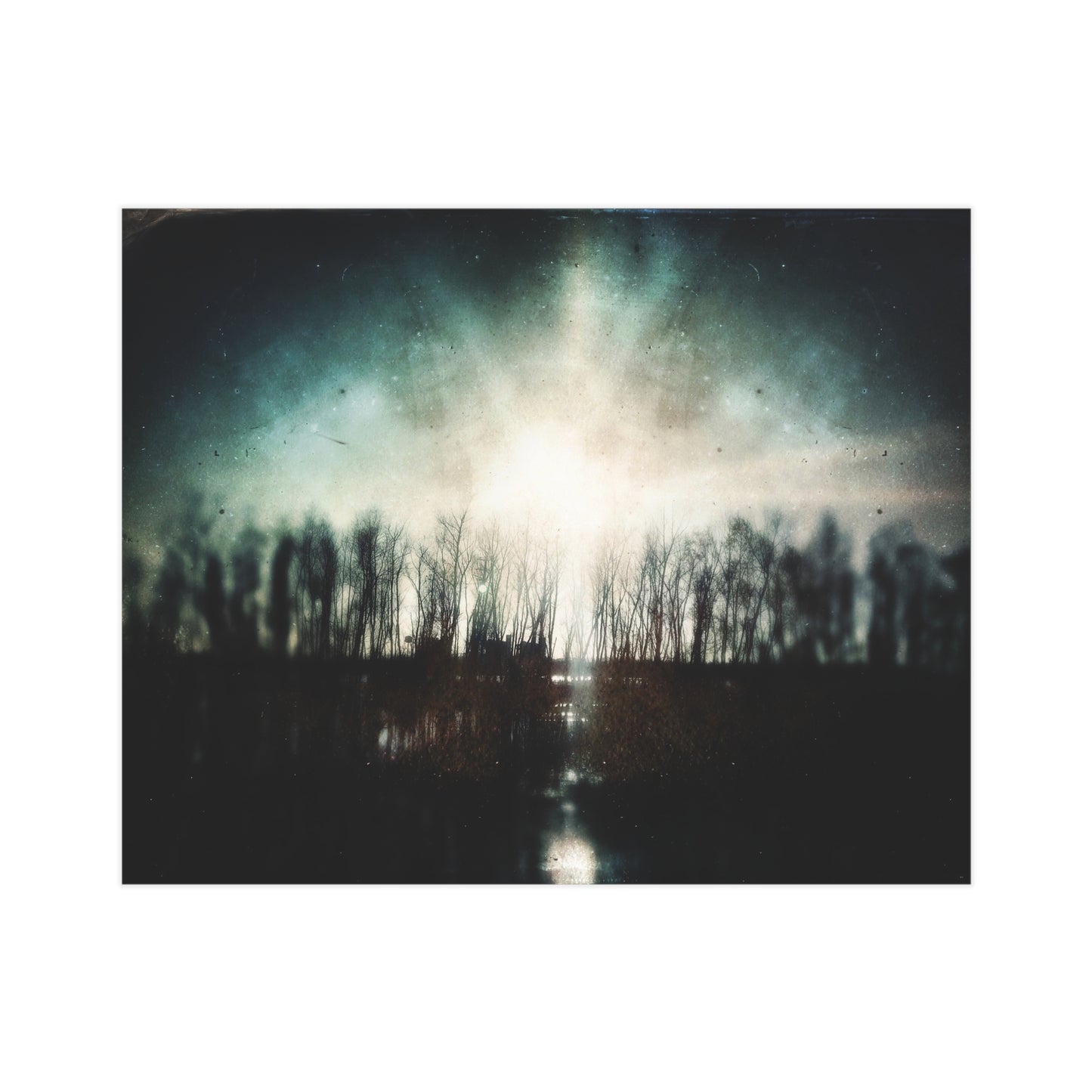 Bayou Dusk Paper Print