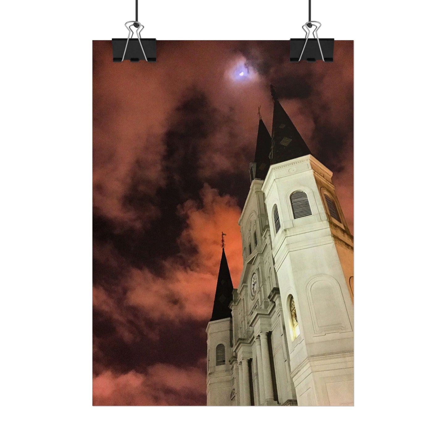 Moonrise Over St. Louis (V.1) Rolled Poster