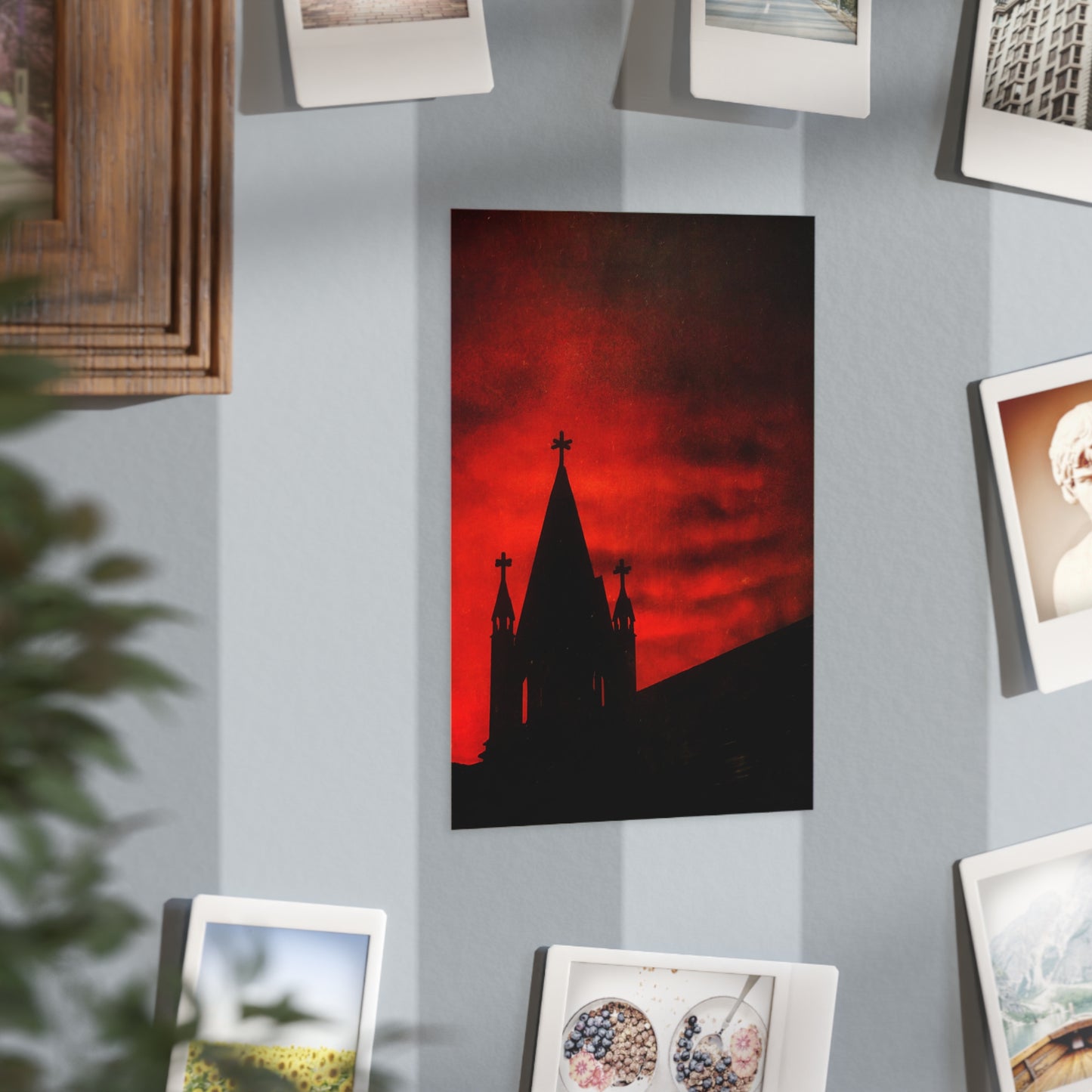 Blood Dusk Paper Print