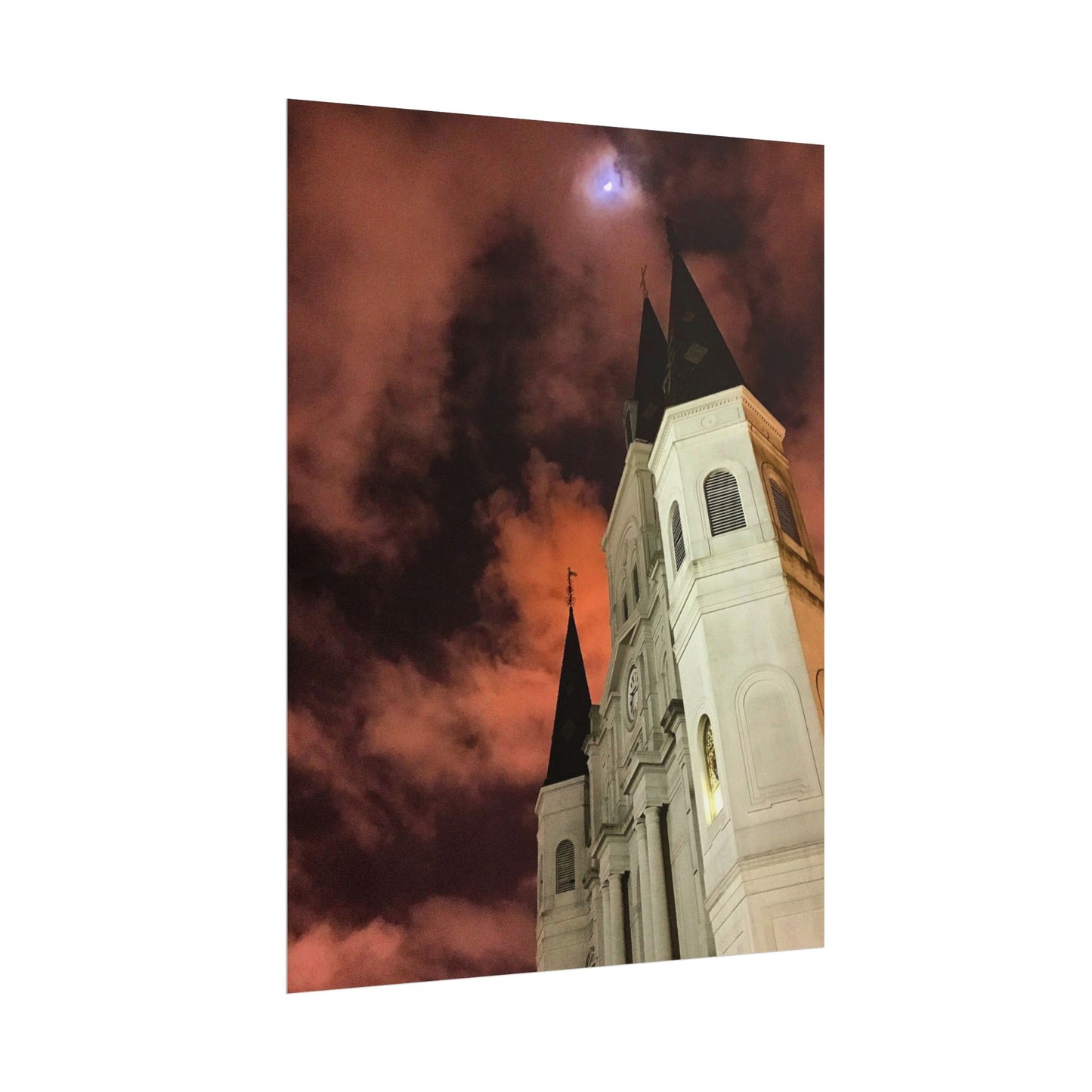 Moonrise Over St. Louis (V.1) Rolled Poster